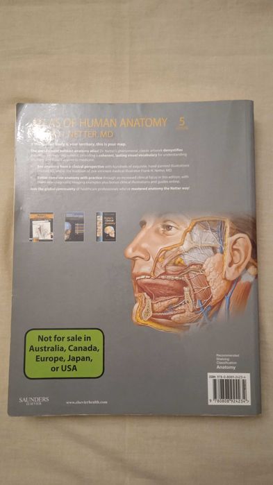 Atlas od Human Anatomy Frank Netter