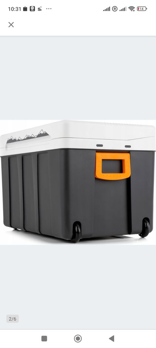 Lodówka Przenośna Turystyczna Elektryczna Samochodowa 12V 230V USB
