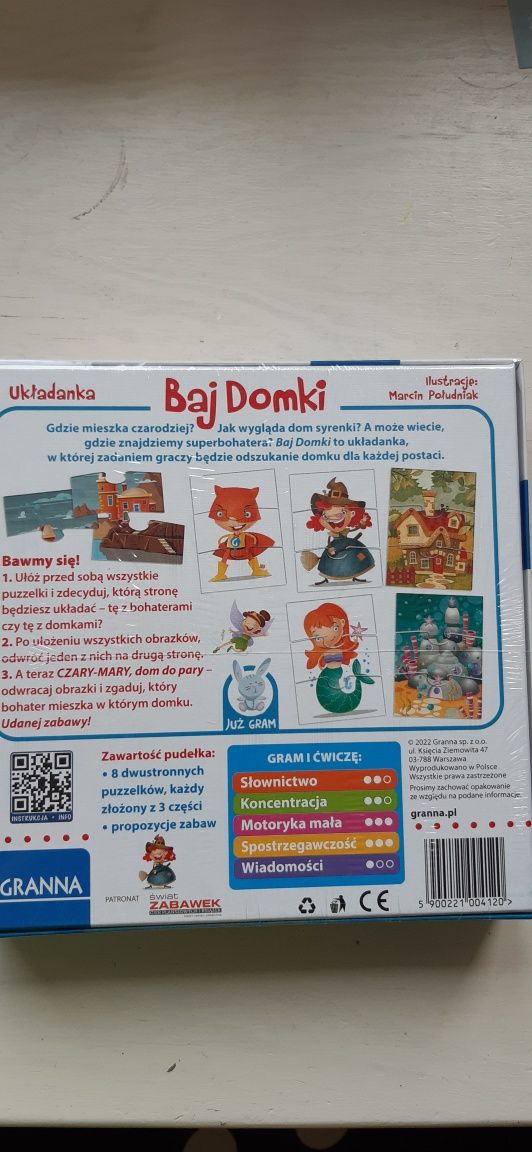 baj domki układanka