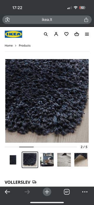 Dywan vollerslev 160x230 cm dark blue