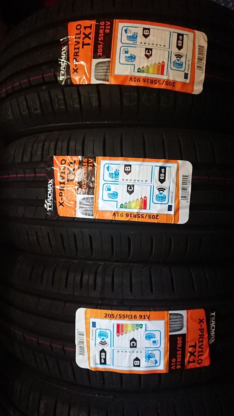 4 szt 205/55r16 opony letnie