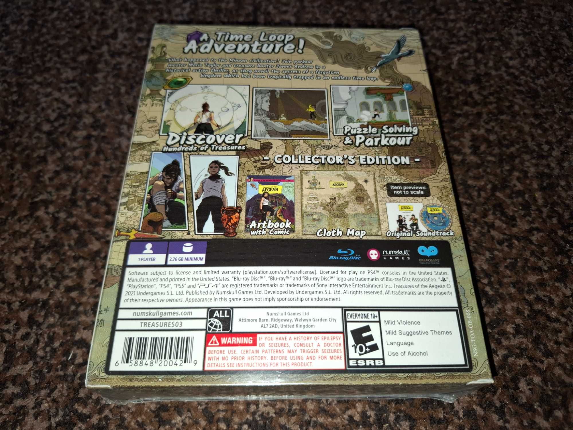 Treasures of the Aegean Collector's Edition [NTSC-U, Nowa] Sony PS4