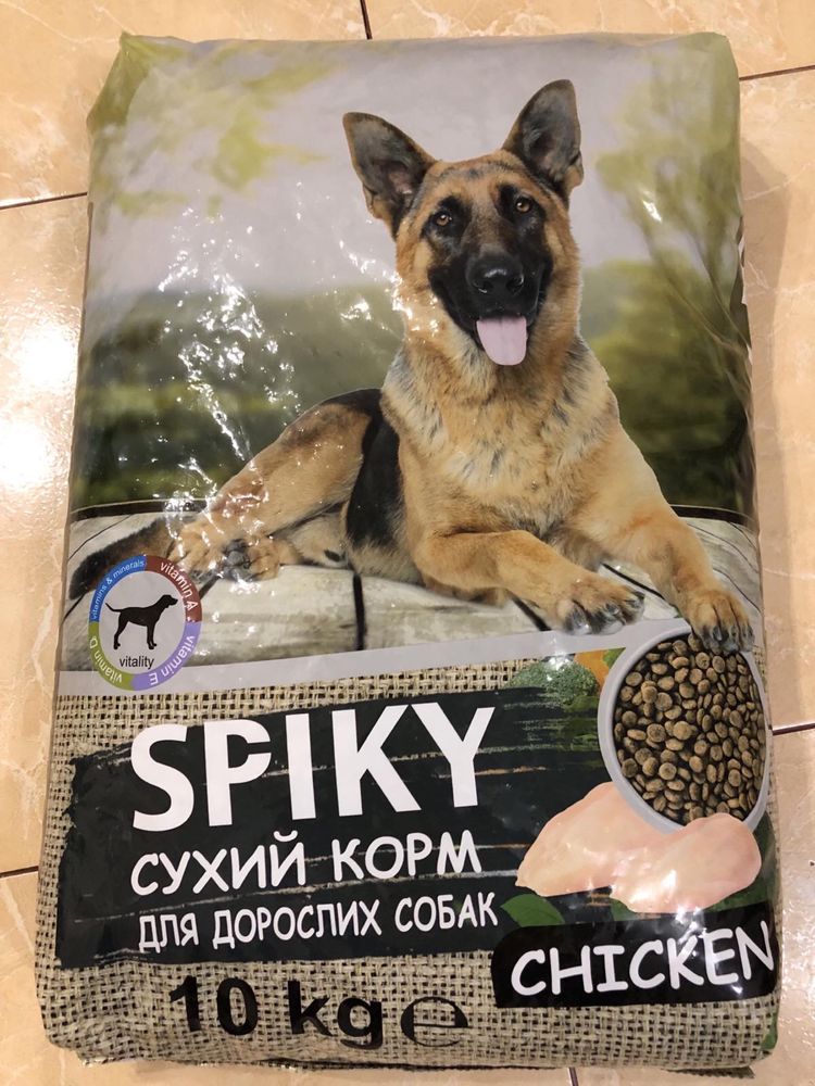 корм для собак"SPIKY" мішок 10кг