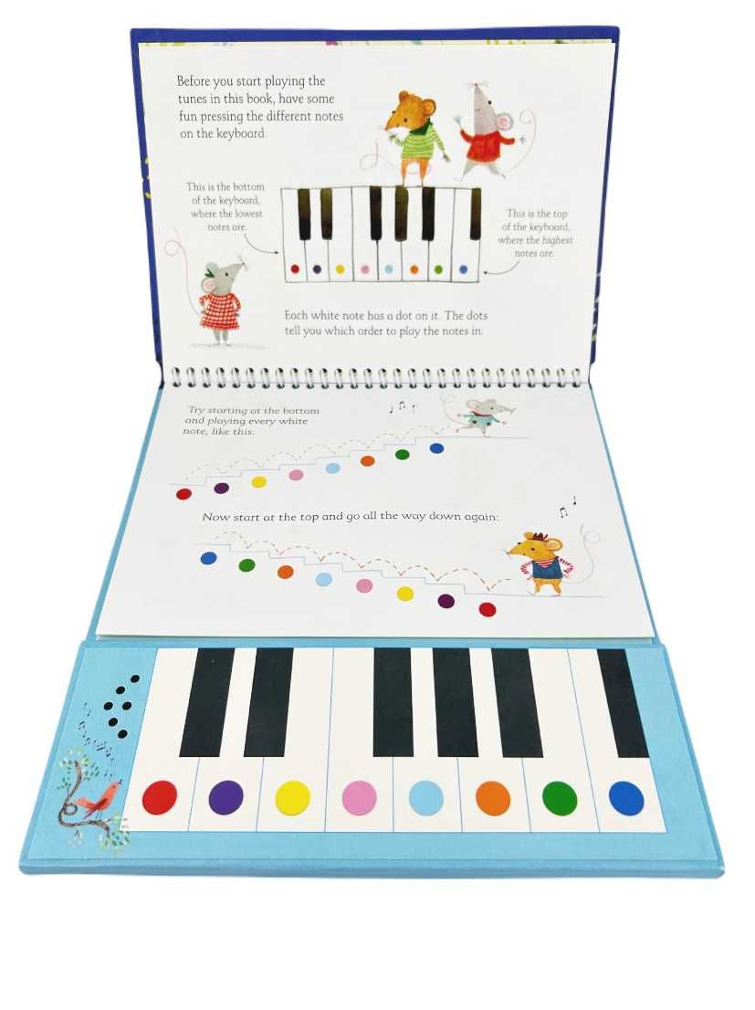 My First Keyboard Book Sam Taplin Książka z klawiaturą do nauki muzyki