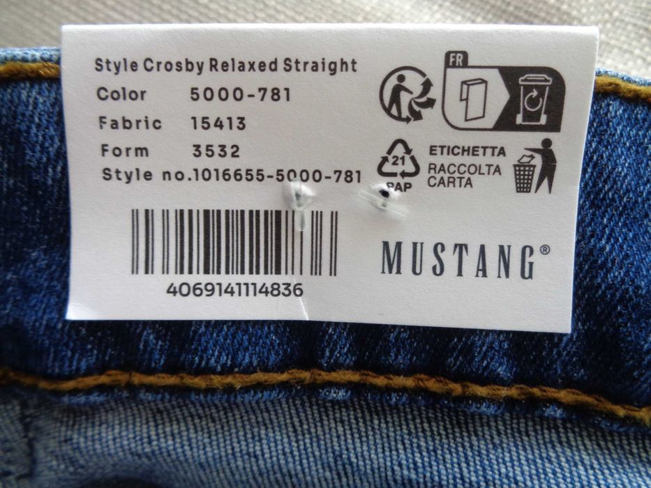 Nowe z metkami oryginalne dżinsy damskie Mustang, Rozm. L/40