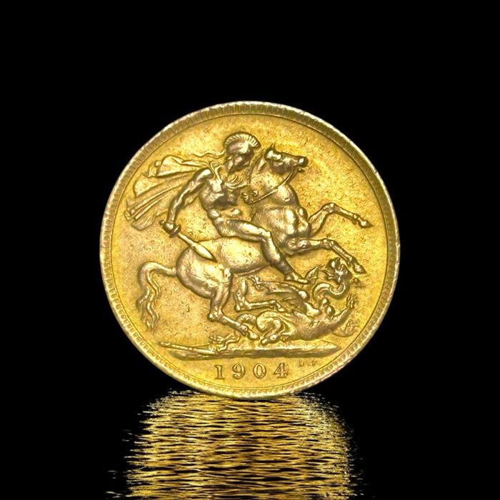 1 Sovereign United Kigdom 1904 Gold Coin