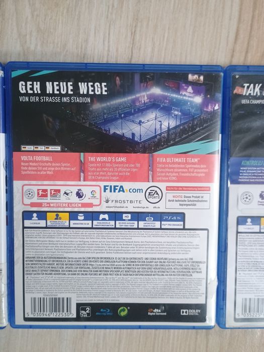 3 gry PS4 Fifa19,Fifa20,UFC2