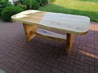 Stół topolowy z drewna