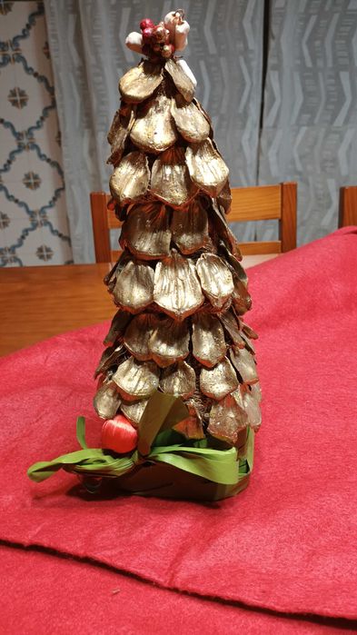 Árvore de Natal dourada