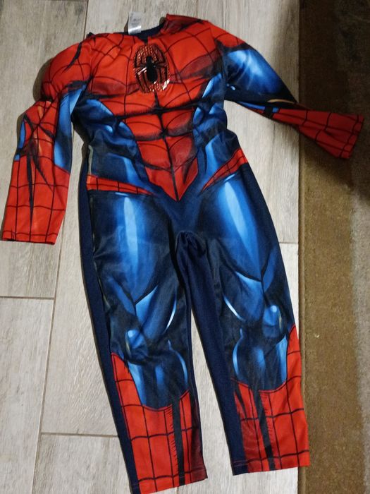 Strój karnawałowy dla chłopca Spiderman 5 6 lat stan idealny