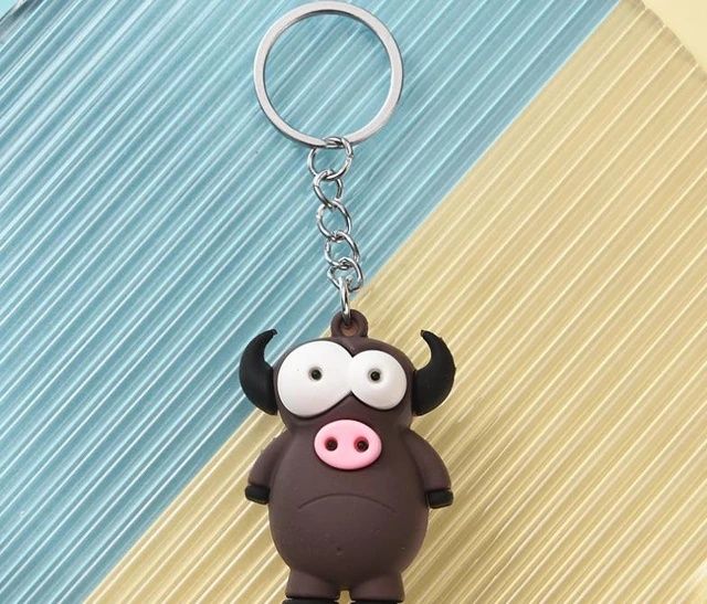 Porta chaves figura bufalo