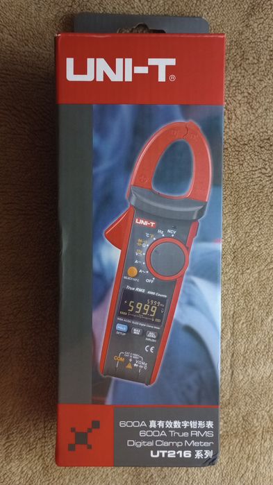 Cęgowy miernik UNI-T UT216C UNIT