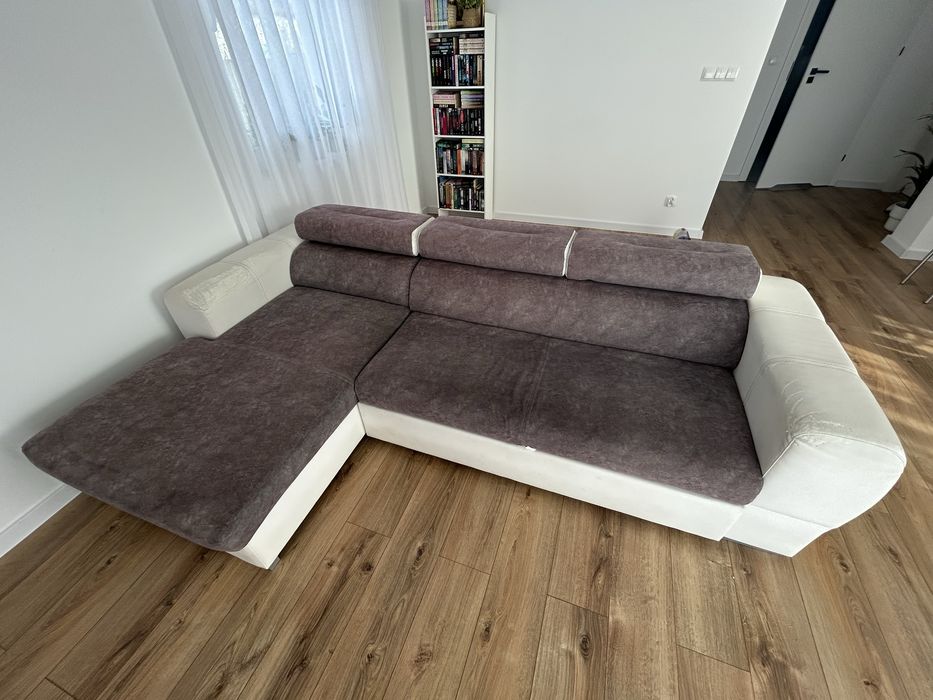 Sofa L z funkcją spania
