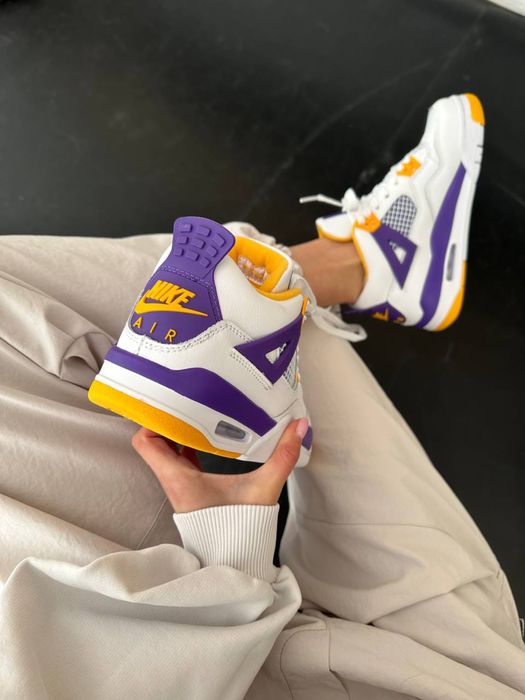 Buty Nike Air Jordan Retro 4 Lakers 36-40 damskie trampki