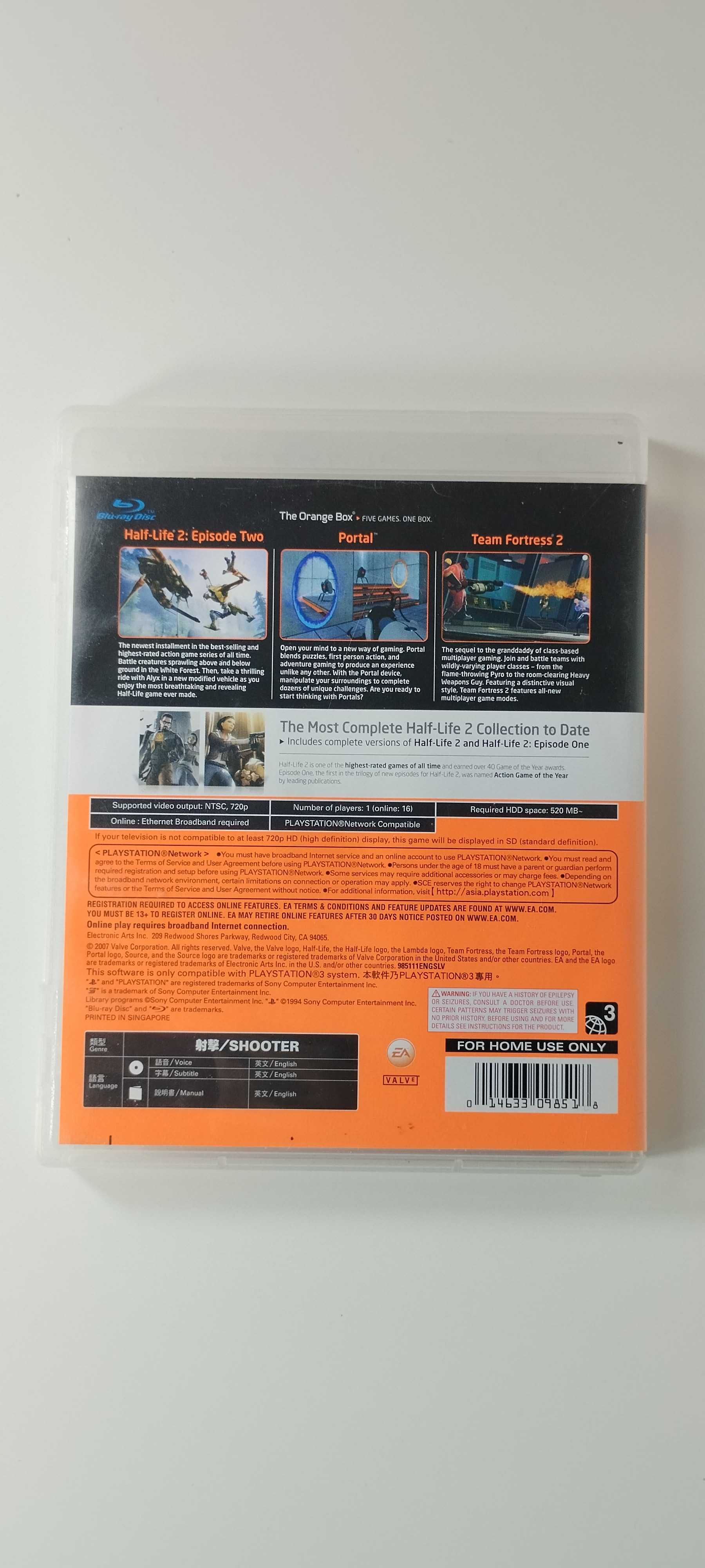 The Orange Box Playstation 3 PS3 5 games in a box