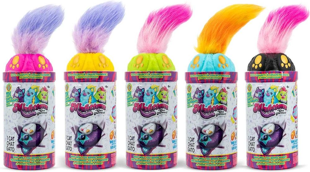 Оригінал Мяка іграшка Misfittens Surprise Cat W3 Котик у банці сюрприз