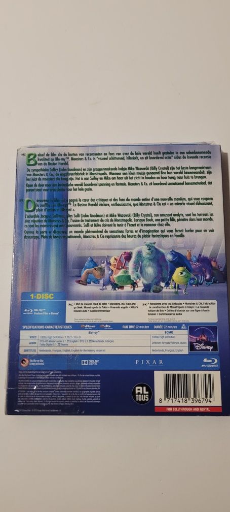 Potwory i spółka (Monsters Inc) (Blu-ray)