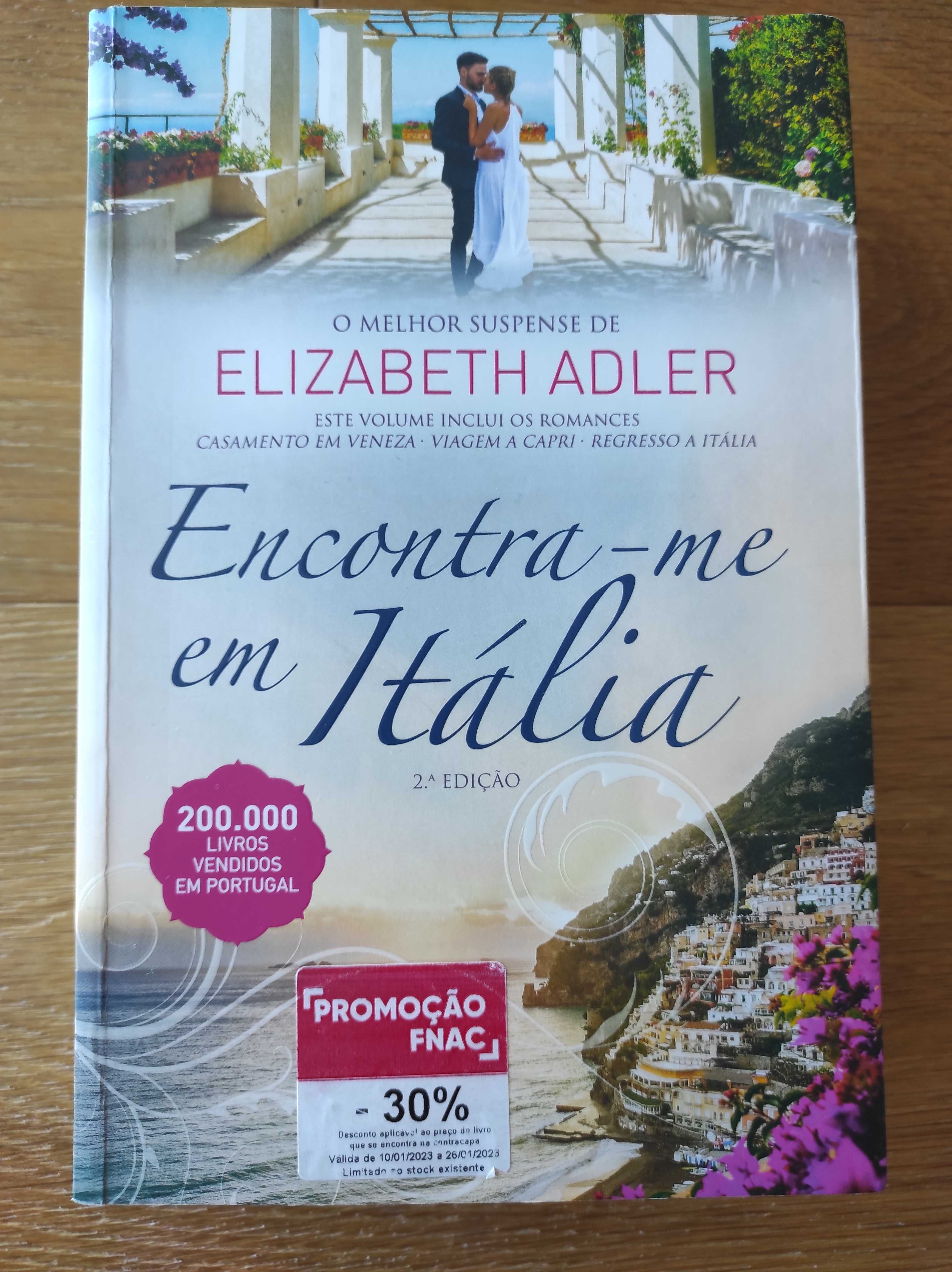 Livro 3 em 1 - Encontra-me em Itália Elizabeth Adler
