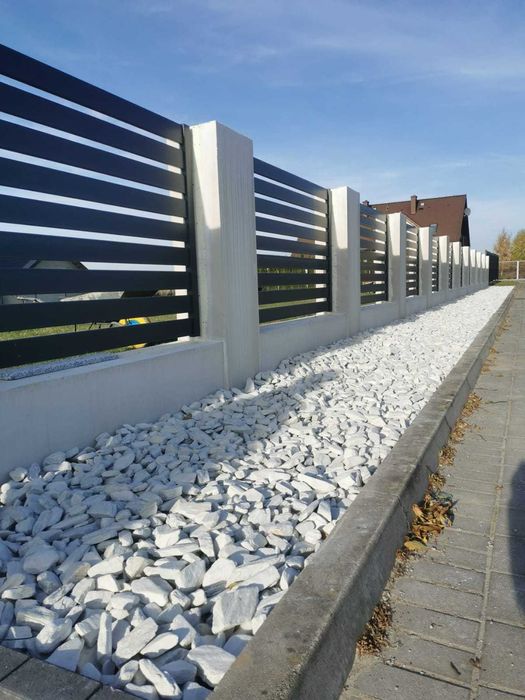 kora kamienna srebrnobiała kamienie ogrodowe ozdobne