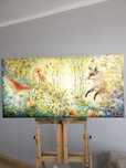 Obraz akrylowy ,120x60,Lisy