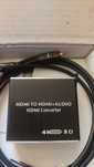 rator de Áudio Hdmi 4Kx2K Hdmi1212-Y12 Preto