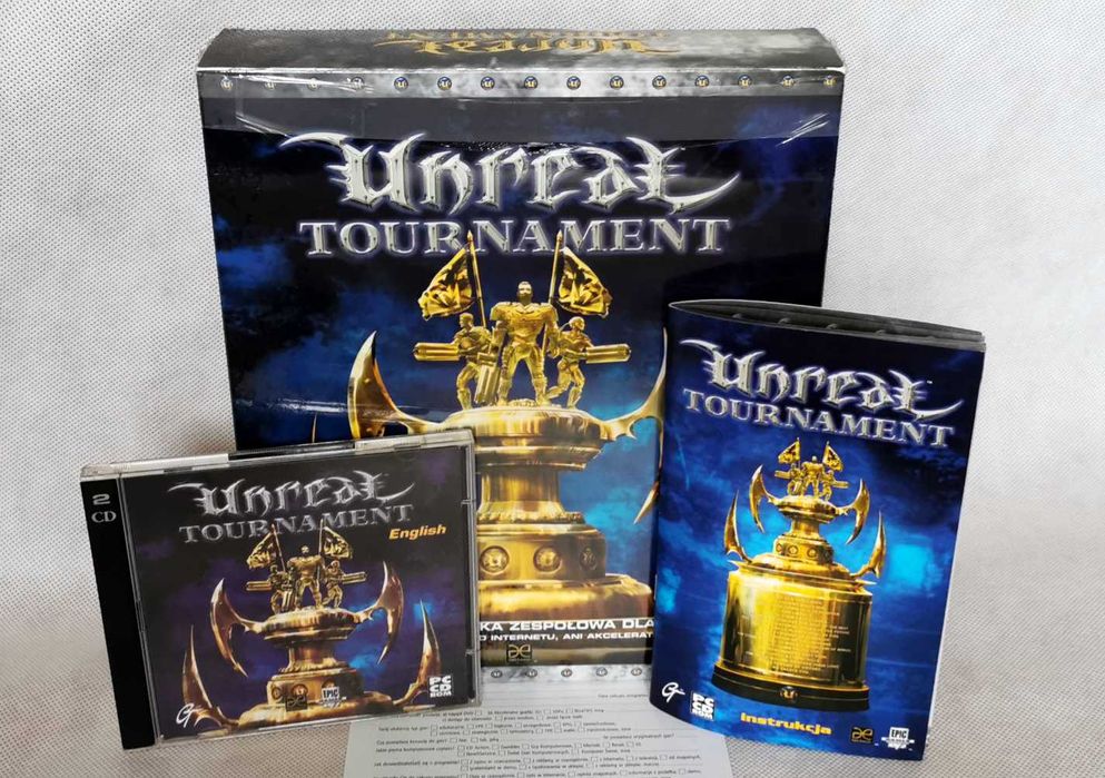 Gra Unreal Tournament (1999) PC PL Big Box Okazja Retro Kolekcja