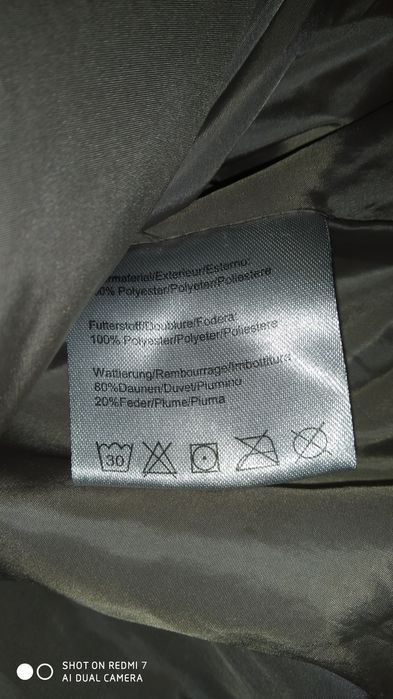 Женское полупальто на пуху