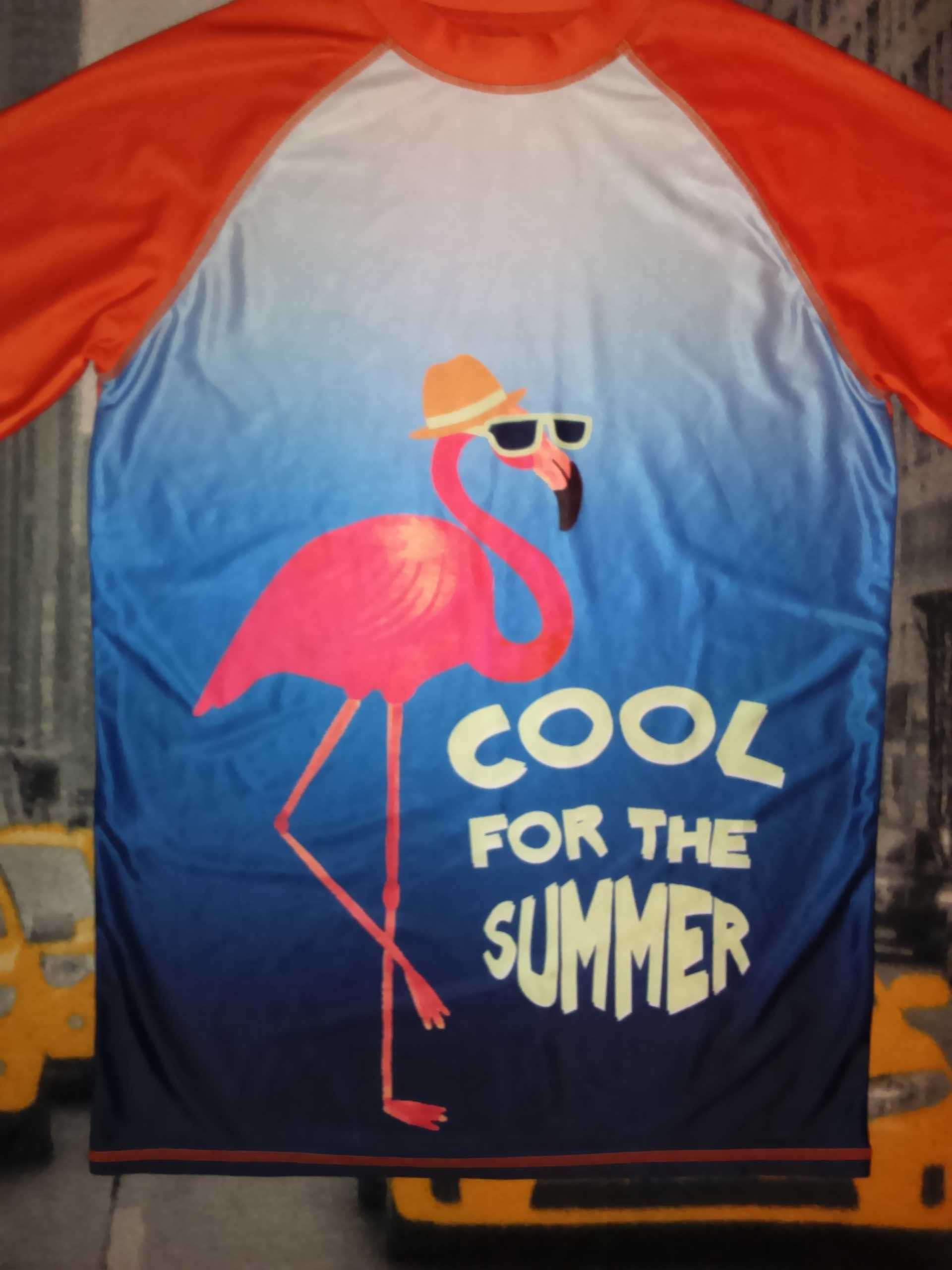 Koszulka młodzieżowa sportowa COOL FOR THE SUMMER Flaming S M