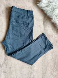 Granatowe spodnie The crop jeans Yessica C&A rozmiar 44 XXL