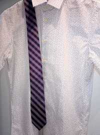 Галстук Краватка рожево-фіолетово-синя квадратами. ACCESSOIRES.