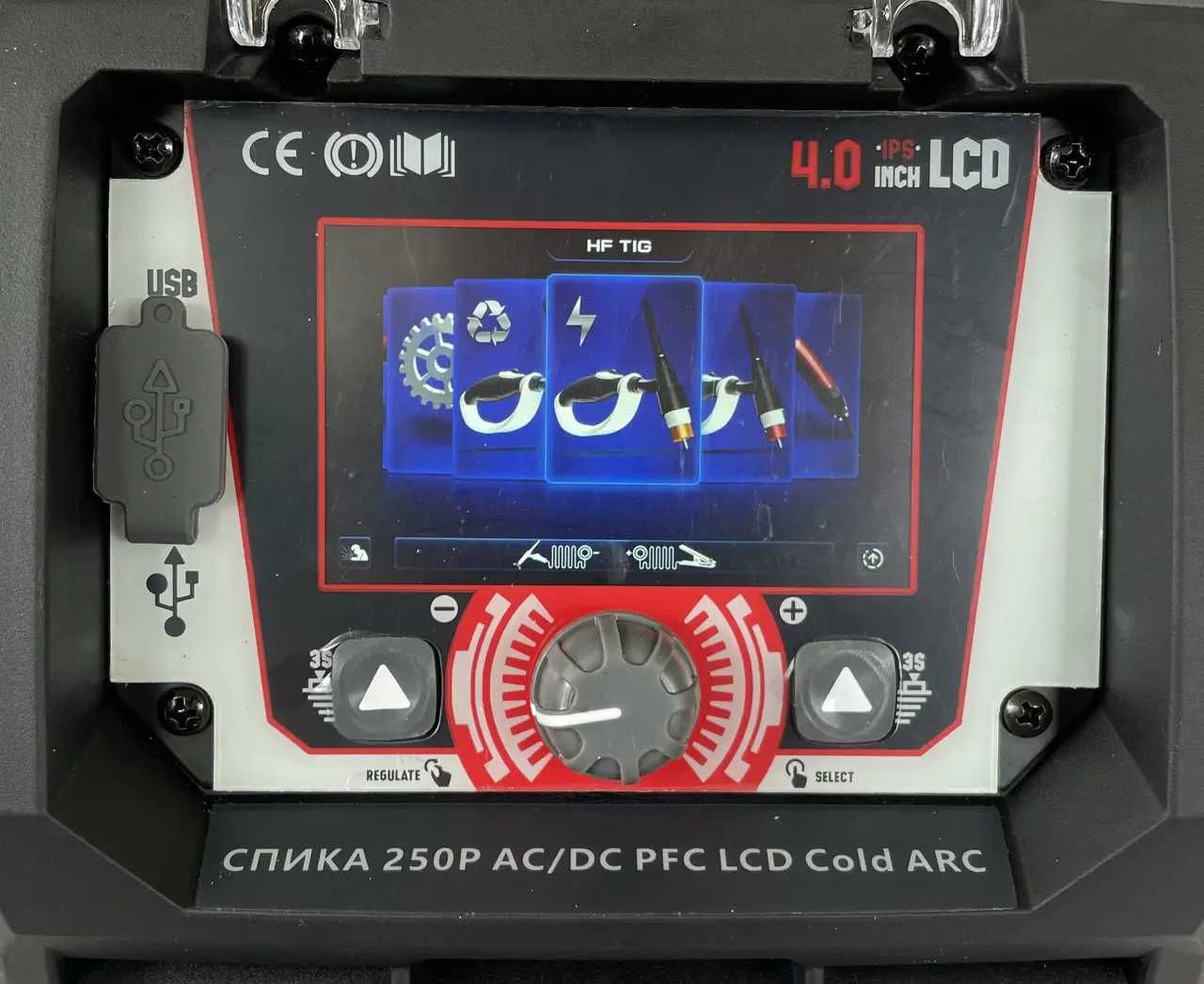 Аргонодуговая Тиг сварка Спика GTAW 250P AC/DC PFC LCD Cold Arc