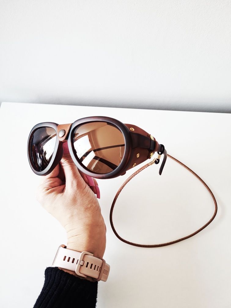 retro okulary safari polaryzacyjne boho ochronne w góry
skóra ochronne