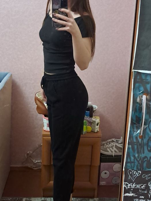 Утепленні штани висока посадка на шнурівці