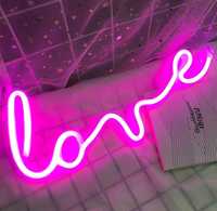 Luz led Neon forma "Love" USB ou pilha NOVO