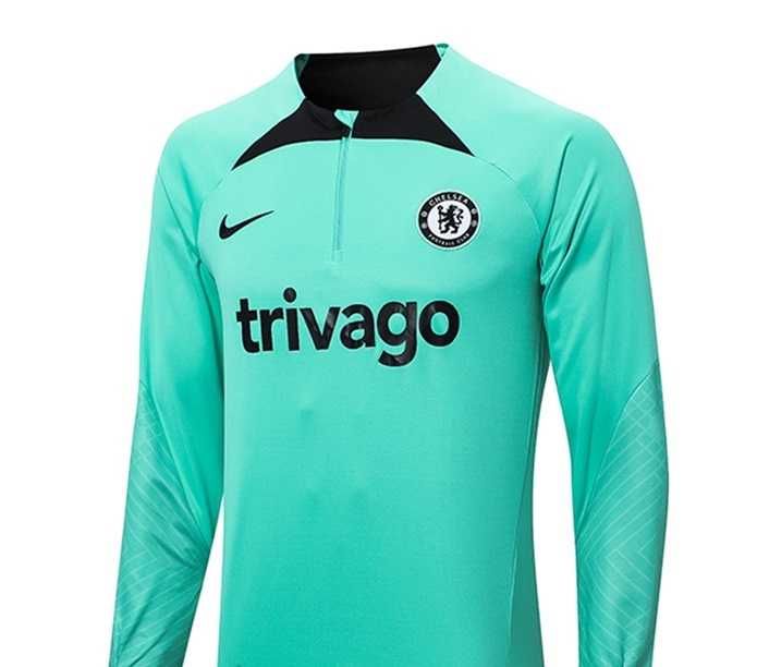 Zielona bluza treningowa FC Chelsea 2022/2023 Dla bramkarza