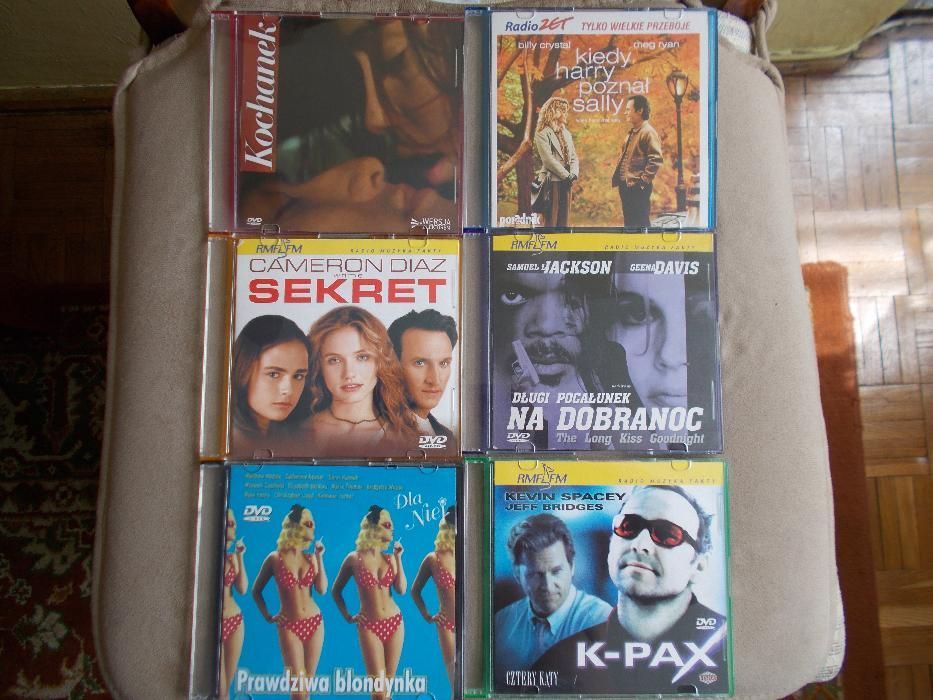 Zestaw filmów na DVD różne tytuły