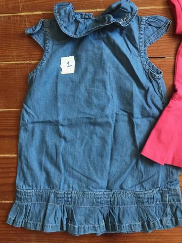 Vestidos menina Ralph Lauren, Benetton, Metro dos 3 meses aos 2 anos