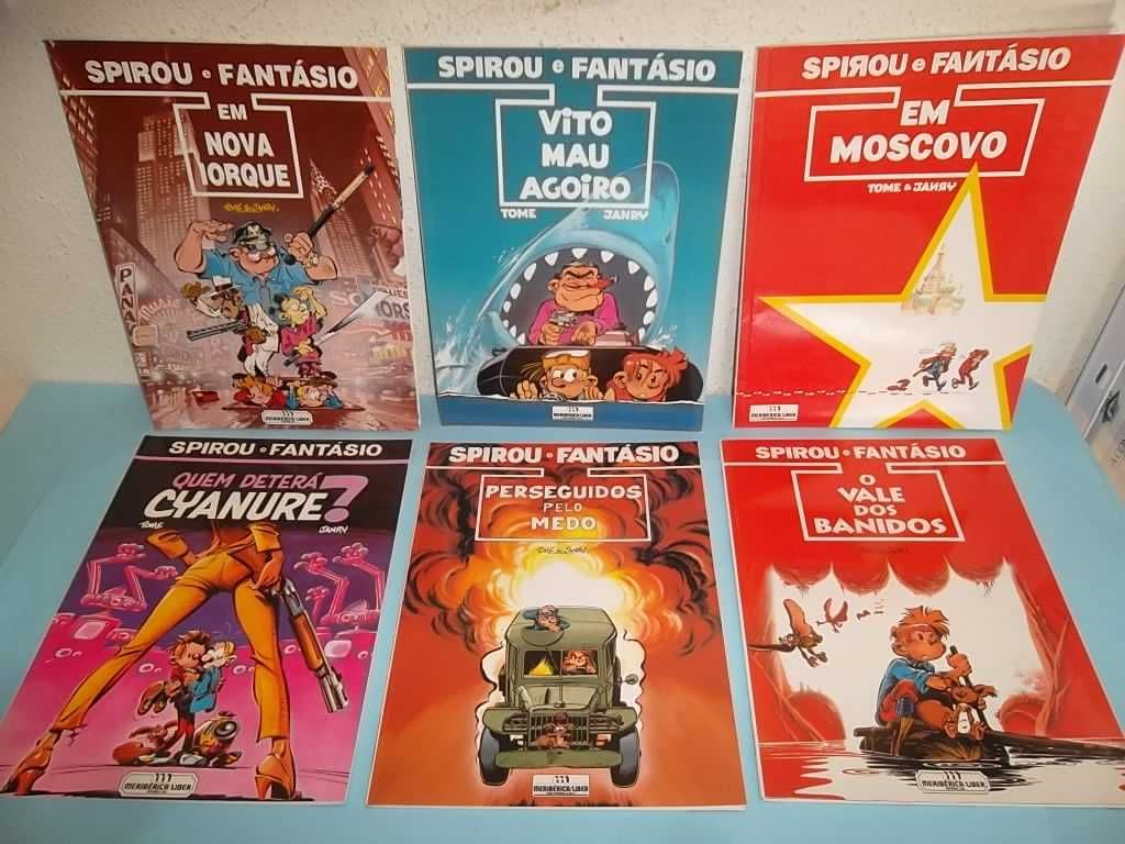 SPIROU - Colecção de álbuns BD edição portuguesa