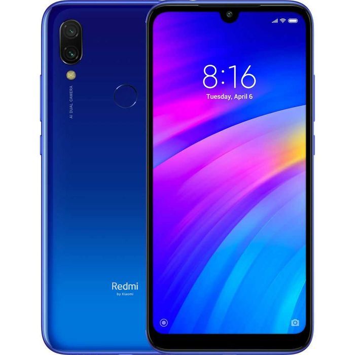 Смартфон Xiaomi Redmi 7 2/16GB Comet Blue 2SIM 6.26" 1570x720 4000 mAh