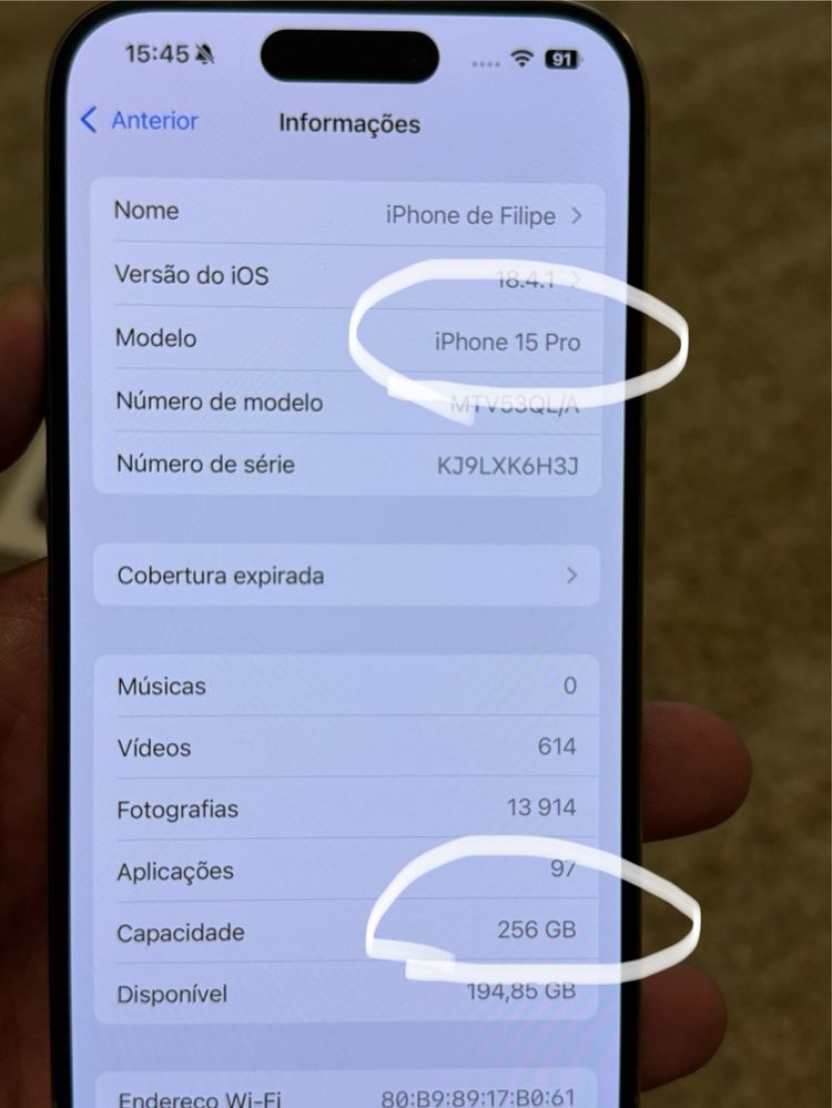 Iphone 15 Pro Titanium