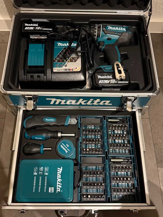 Wiertarko-wkrętarka udarowa Makita LXT DHP453