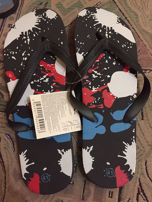 Мужские летние тапочки въетнамки 42 размер длина 27см новые пляжные