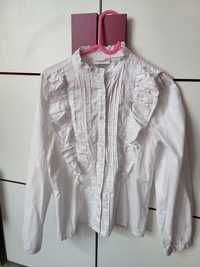 Bluzka biała koszulowa firmy Cocodrillo rozm.140