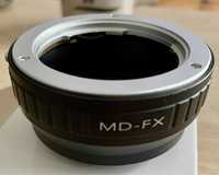 adaptador Fuji para lentes minolta MD