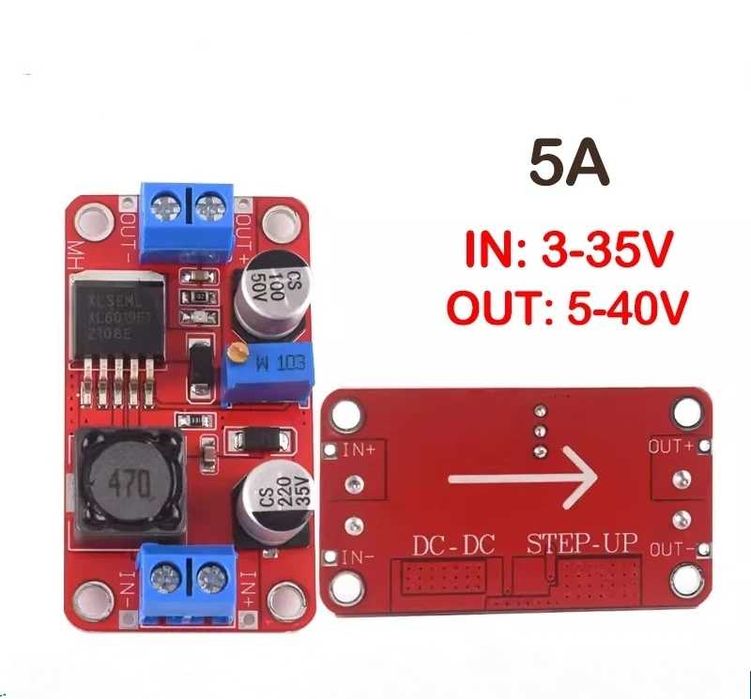 Dc-Dc Step up/ down 3.5v_40v-5A/8А  перетворювач
