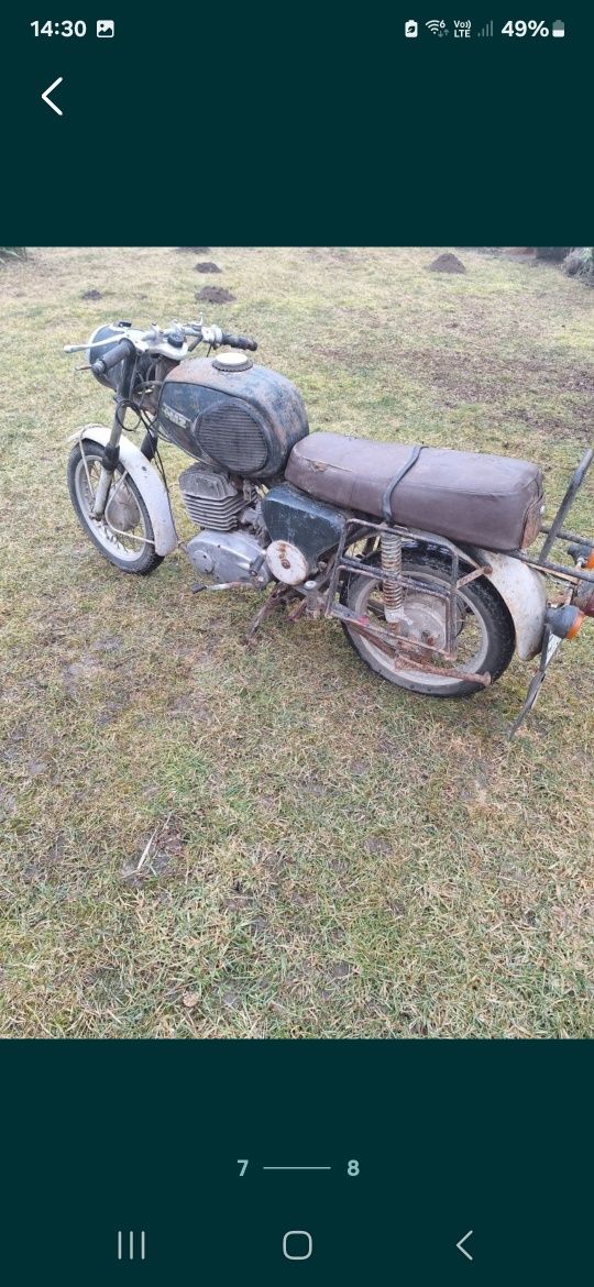 Sprzedam MZ TS 250 rok pr. 1975