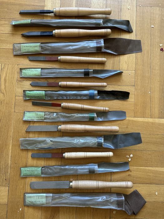 Dłuta prl vintage na sztuki lub komplet