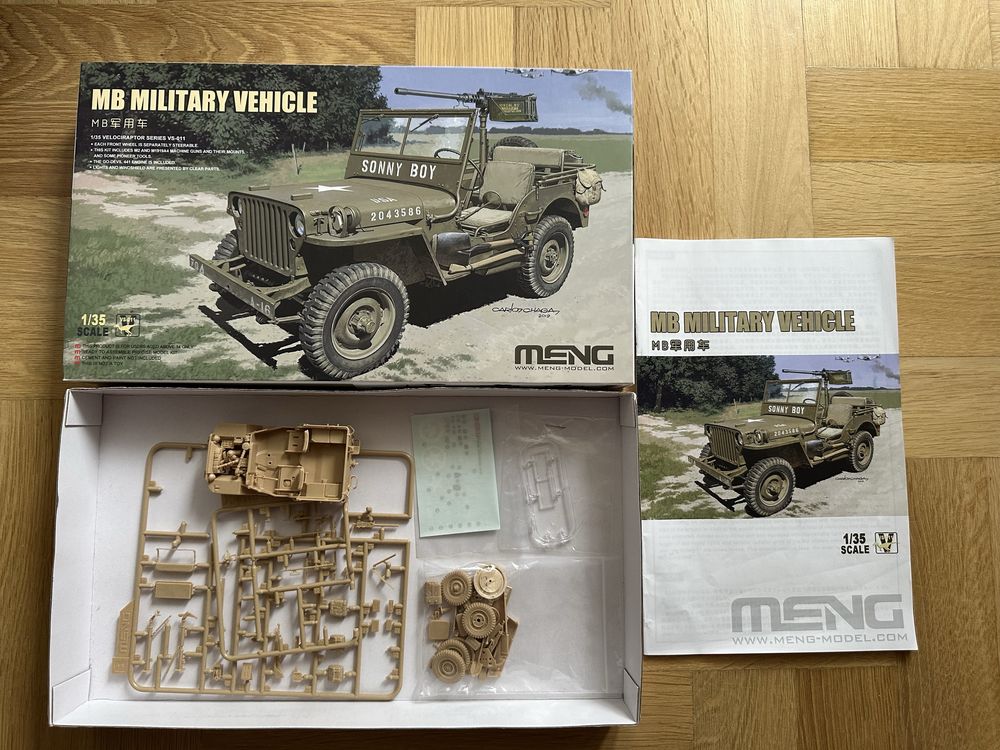 Meng Model VS011 MB Jeep Willys "Sonny Boy"