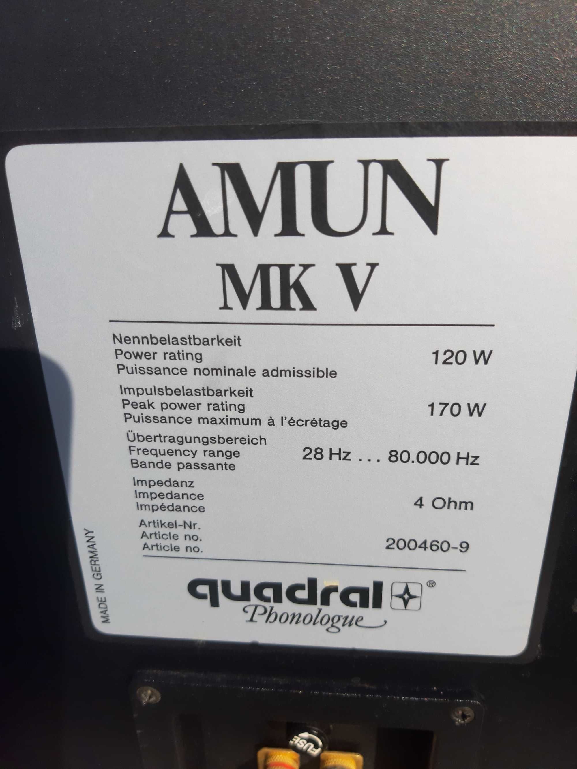 Kolumny Quadral  Amun MK V