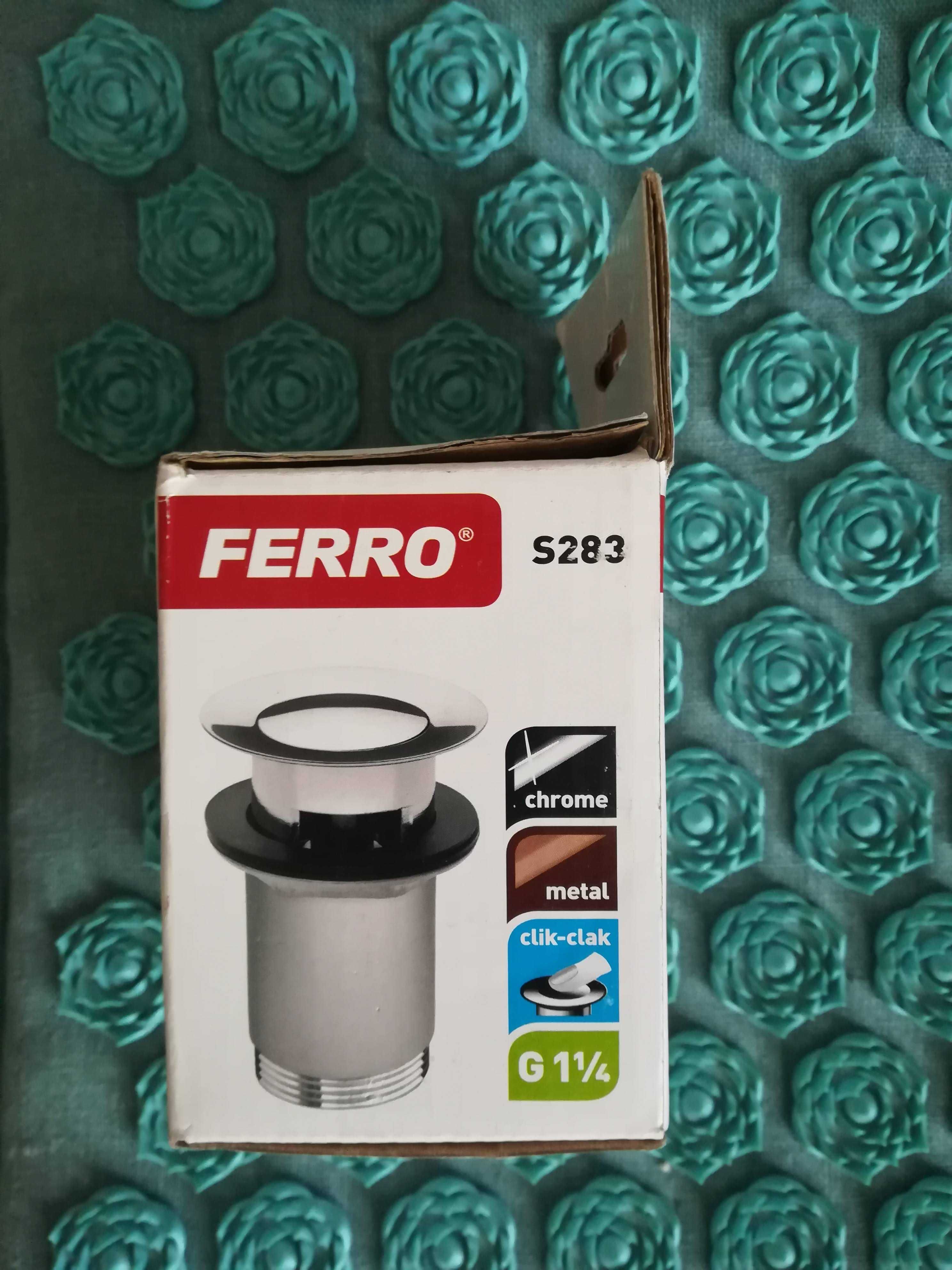 FERRO S283 Zawór spustowy uniwersalny G1 1/4 do umywalek z przelewem